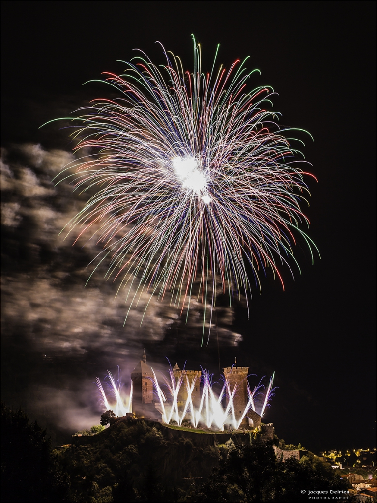 FOIX feu d'artifice 2015